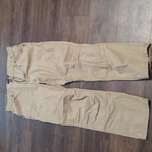 RIDGECUT Toughwear Men's Size 36x32 Tan Rugged Work Pants - Picture 4 of 11